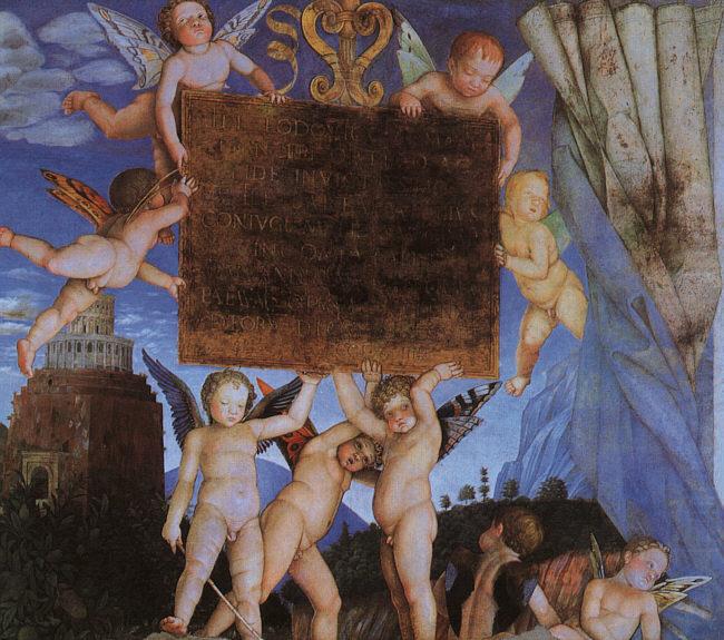 Andrea Mantegna Camera degli Sposi china oil painting image